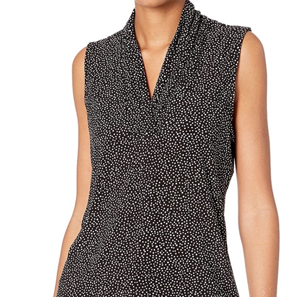 Anne Klein Triple Pleat Top